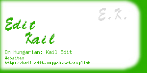 edit kail business card